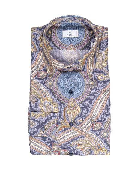 Shop ETRO  Shirt: Etro floral cotton shirt.
Regular fit.
French collar.
Double button cuffs.
Composition: 100% cotton.
Made in Italy.. 0001 99SA5B7-X0883